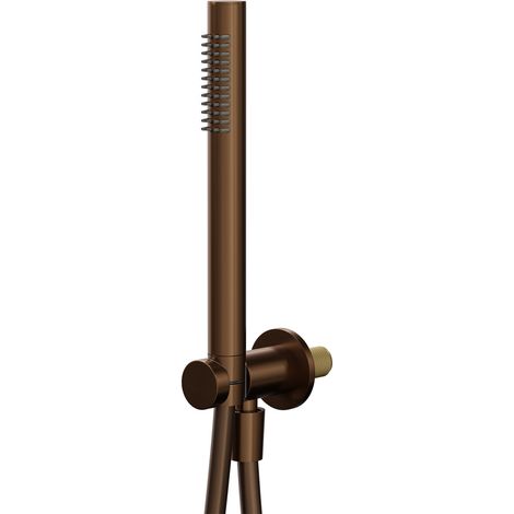 Colore Brushed Bronze Douche Shower Spray with Wall Bracket