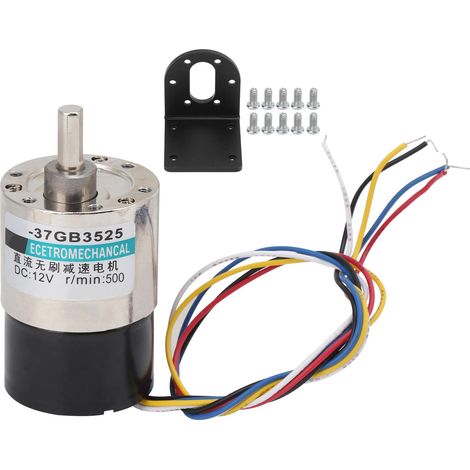 12V DC bürstenloser Motor mit variabler Drehzahl, im Uhrzeigersinn/gegen den Uhrzeigersinn, mit Messinstrumentenhalterung XD-37GB (0-5500 U/min)