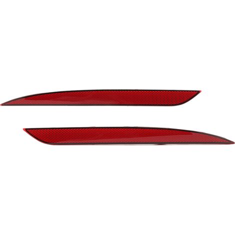 Paire de réflecteurs de pare-chocs arrière 1495817 00 C, bandes latérales gauche et droite, remplacement compatible Tesla Model Y 2020-2023, rouge, kit de 2 pièces