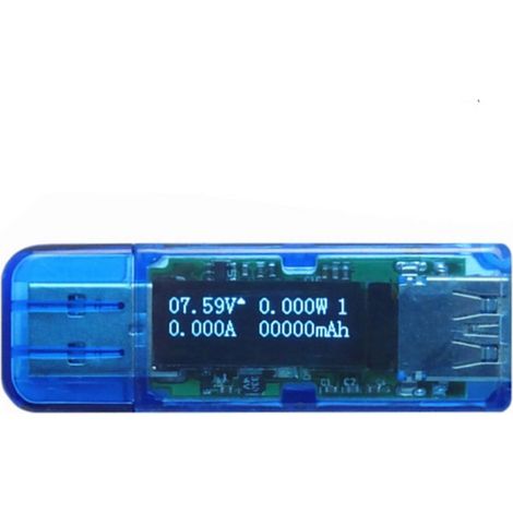 5en1 USB Multimetro USB 3.0 Probador Voltaje/Corriente/Capacidad/Carga - Panel Medidor  Teléfono Móvil/Tablet PC/power bank (1/4)
