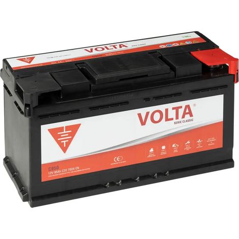 Batería de Coche 95Ah 760A EN Volta C950D Classic (1/3)