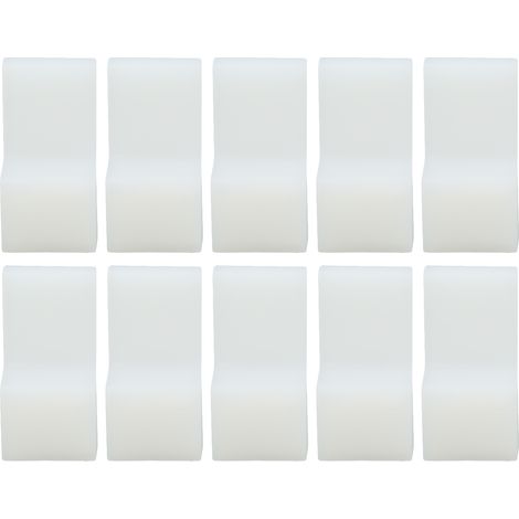 Lot de 10 protections d'angle en silicone transparent H 2,5x2,5x4,7cm, flexible et sûr, pour meubles bébé. (1/5)