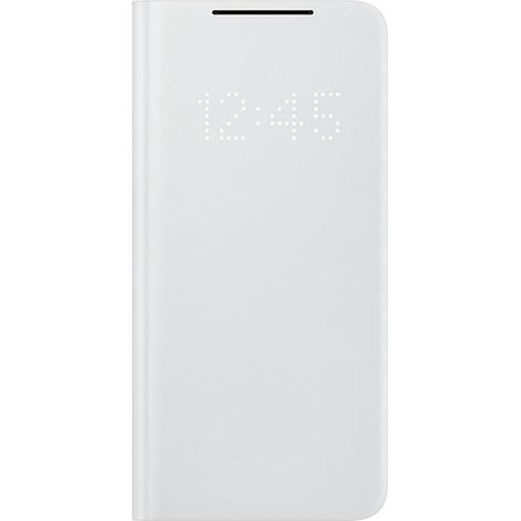 Cover per Samsung EF-NG996PJ S21+ G996 grigio chiaro/grigio chiaro con LED. (1/4)
