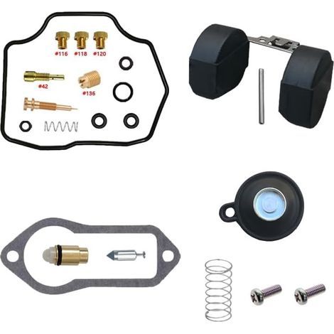 Vergaser Reparatursatz für TT250 3DC 1989 1990 250cc Schwimmer  T09 Vergaser für 3DC1 3DC2 TT 250 Reparatur Teile Motorrad Überholung Ersatz Nadelventil Membran Dichtung (1/2)