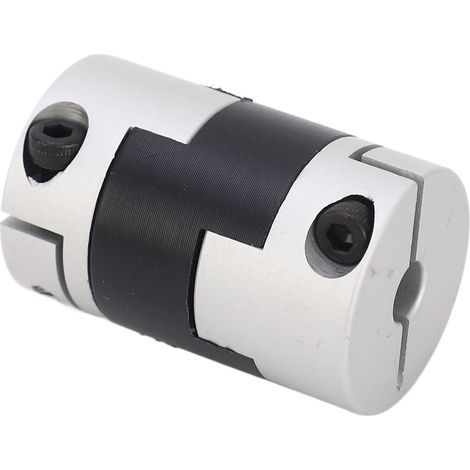 Accouplement arbre flexible aluminium D25 L39, raccord hélicoïdal pour imprimante 3D, fraiseuse CNC, moteur pas à pas et servomoteur (1/5)
