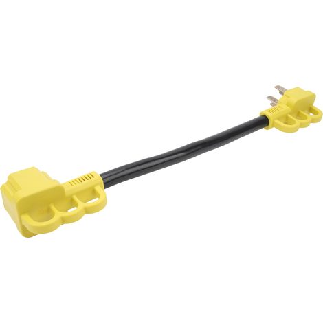 Adaptateur de câble d'alimentation pour chargeur de camping-car 50A, connecteur de câble d'alimentation flexible 14-50P mâle vers 14-50P femelle, convient aux yachts et aux camping-cars. (1/5)