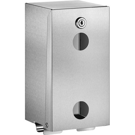 Delabie WC-Papierhalter f. 2 Rollen, Edst. 1.4301 sat.