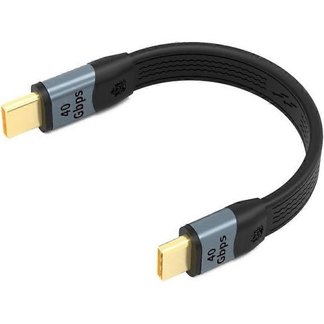 USB 4.0 USB-C-zu-C-Ladekabel, Datenübertragungsrate 40 Gbit/s, 100 W Schnellladefunktion, 8K-Video