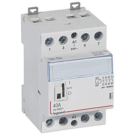 Contattore modulare 40A 4Z 0R 24V AC SM340 /con manipolatore/ 412518