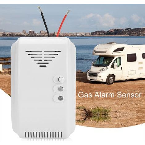 Détecteur de gaz naturel (propane, butane, GPL) pour camping-car, bateau, 12 V