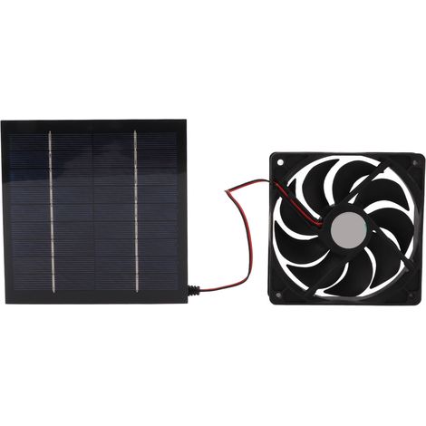 Mini ventilateur d'échappement à panneau solaire 10W, étanche, pour camping-car, Yacht, serres, maisons pour animaux de compagnie, poulaillers (1/5)