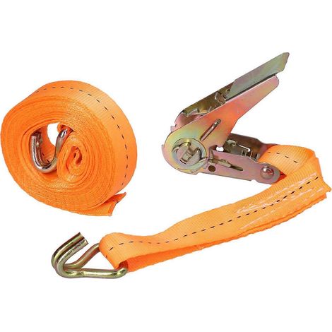 Sangle à cliquet en polyester robuste avec boucle à cliquet pour voiture, camion, bagages et marchandises (3)