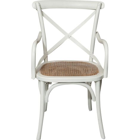 Küchenstuhl Holz- und Rattanstuhl Thonet Stuhl 90x50x44 cm Vintage Sessel mit Armlehnen Esszimmerstühle Moderner Stuhl