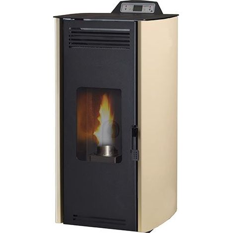 Stufa a pellet ad aria canalizzata 8,5 kw Laminox Grazia  Avorio (1/3)