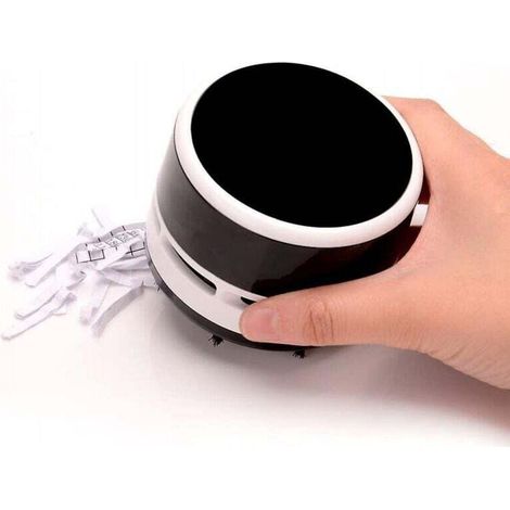 Aspirateur de table Mini aspirateur de bureau nettoyeur de poussière, noir (1/4)