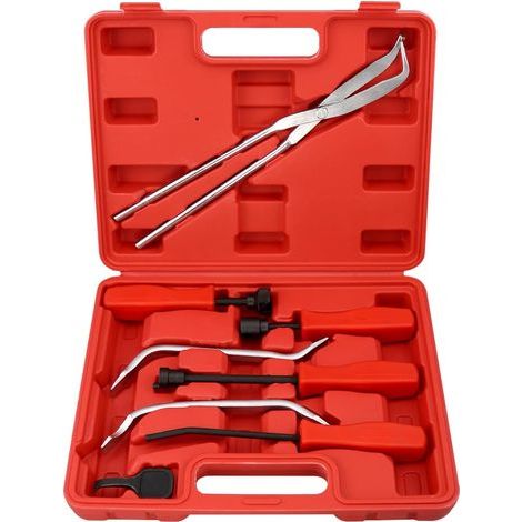 8PCS Drum Brake Master Tool, Wear-Resistant Universal Drum Brake Pulling Tools for Repair (1/5)