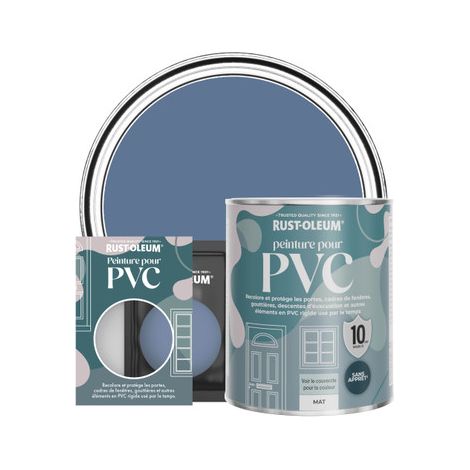 Peinture pour PVC, Finition Mate - Rivière Bleue (1/2)