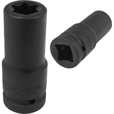 Douille à impact Torx longue E24 3/4" (1/3)