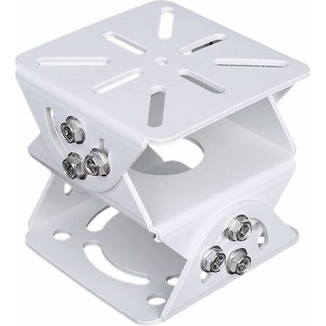 Universal Security Camera Bracket 3 Axis Adjustable Bracket Solid Metal Base Connector Suitable for Installing CCTV Cameras