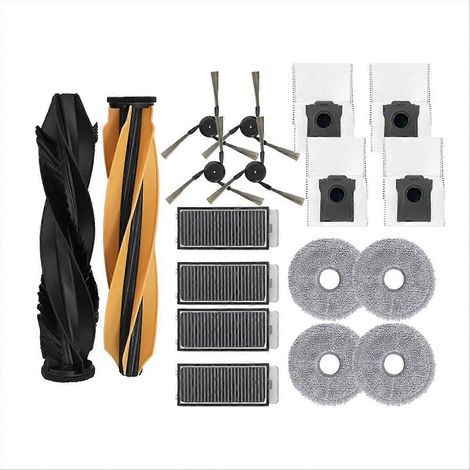 X50 Ultra Seitenbürsten & HEPA-Filter – Ersatzset für Saugroboter, Ersatz-Hauptbürste, kompatible Ersatzteile, effiziente Reinigung, langlebig (1/5)