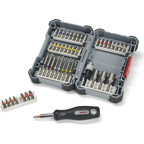 [NEUWERTIG] Bosch Bit Set Schrauberbit Set Pick And Click 45teilig Aufbewahrungskoffer B-Ware
