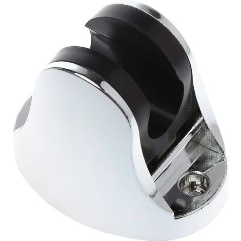 Support de douche chromé pour salle de bain, flexible réglable, fixation murale pour soutien-gorge de douche. (1/5)