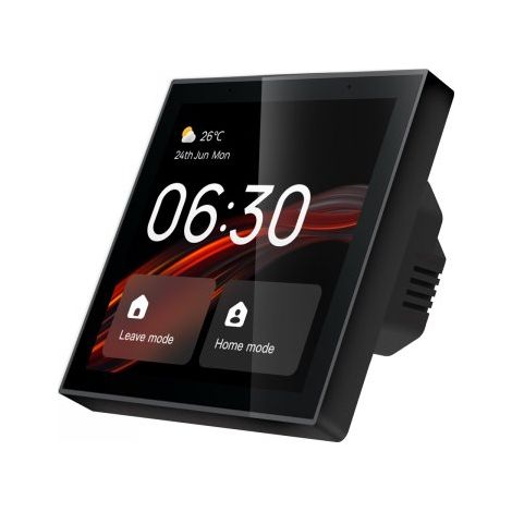 Pannello di Controllo Smart Home, Alexa Incorporato, Touchscreen 4", Automatizione per Prodotti Tuya Smart Life, Hub Zigbee 3.0 Incorporato e Gateway BLE SIG Mesh, 86X86mm, da Incasso Scatola 502