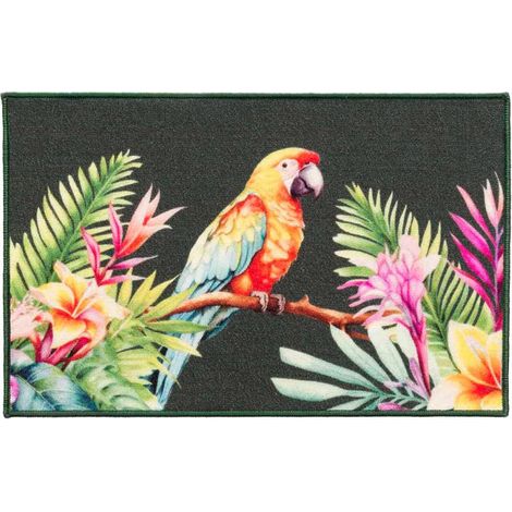 Tapis Déco Imprimé "Noumea" 50x80cm Multicolore (1/4)