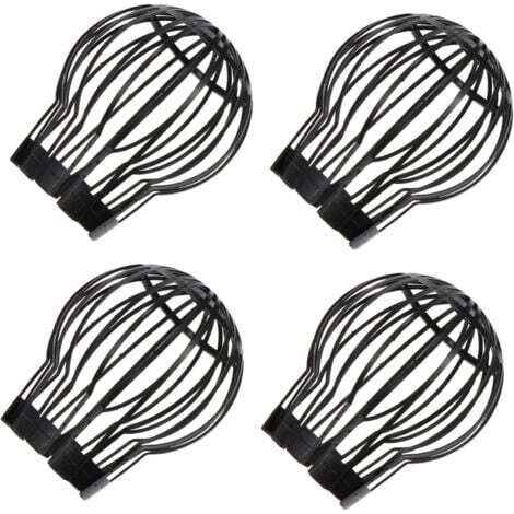 4 Pièces Couvercle en Maille Anti-Blocage pour Drain de Sol gouttière Siphon de Sol sur Le Toit Bain Filtre Couvercle d'évier en Plastique Siphon de (1/4)