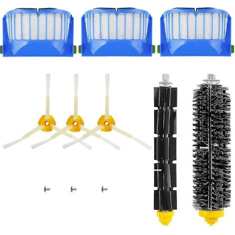 Brosse rotative pour aspirateur robot iRobot Roomba séries 600, 680, 681 et 690 (1/4)
