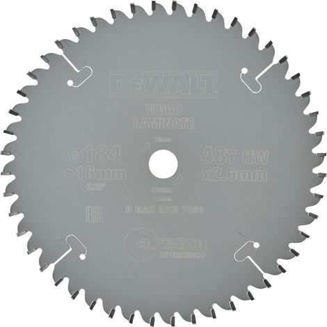 Dewalt DT4092-QZ Lama Sega Circolare Extreme 250x30mm 80T Legno (1/3)
