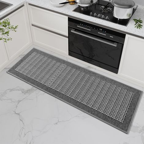 1 pièce (gris, 5080cm) tapis en caoutchouc antidérapant pour évier de cuisine, tapis absorbant lavable en machine (1/5)