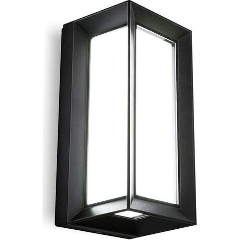 Moderne LED-Außenwandleuchte, nach oben gerichtete Wandleuchte, IP65 wasserdicht, für Veranda, Terrasse, Garten, Wege, Treppen, Kaltweiß (1/5)