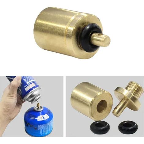 Adaptateur de recharge de gaz pour réchaud de camping, bouteille de gaz, réservoir de gaz, accessoires pour brûleur à gaz, gonfleur de cartouche de butane pour la randonnée, réchauds de cuisine portab