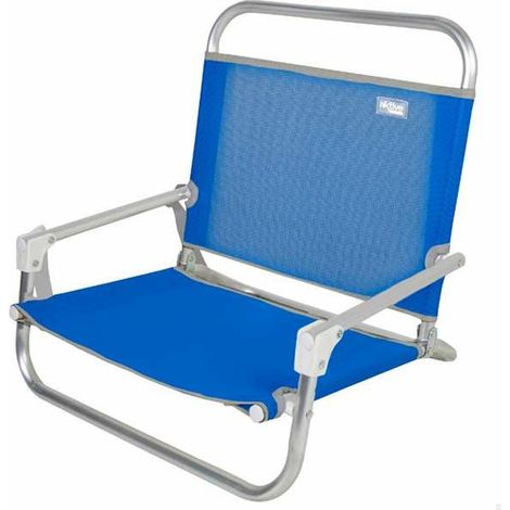 Aktive Strandstuhl Blau bequem und leicht