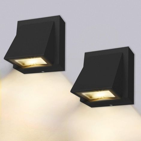 Lampe de mur LED réglable à l'extérieur Up Down Post Villa 2PCS (1/5)