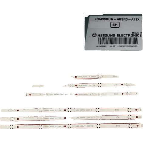 LED-Hintergrundbeleuchtungsleiste, Länge 99 cm, Aluminium-Material, Lichtstrom 60, Kompatibilität HC490DUN-ABSR3-A11X, Kompatibilität (1/5)