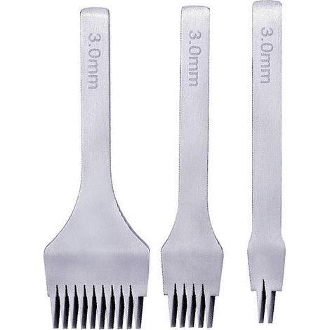 Outil de perforation du cuir pour la fabrication artisanale d'articles en cuir (3 mm) (1/5)
