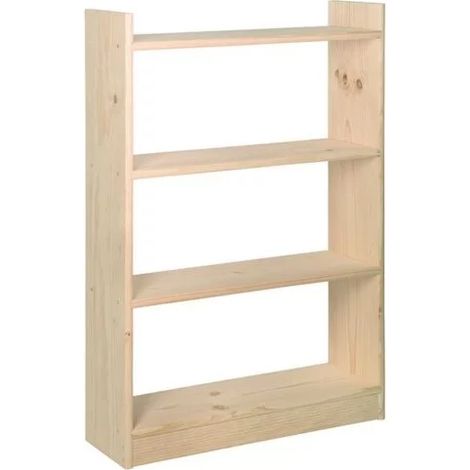 libreria modello "gala" con 3 ripiani - 80x25x118 cm