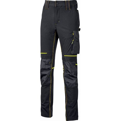 Pantalon de travail femme ATOM LADY Black Carbon - PE257BC - Upower - taille 3XL (1/2)