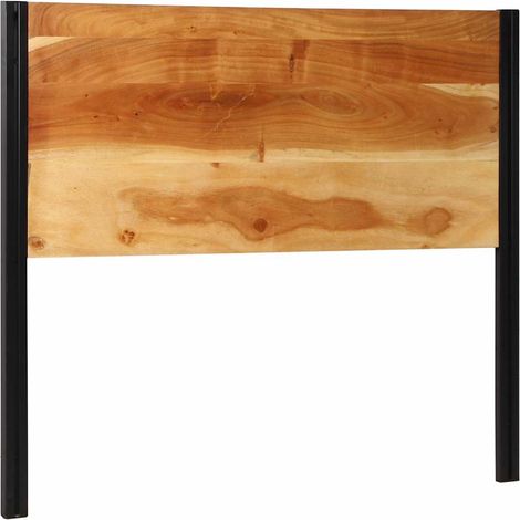 Tête de lit,Panneau décoratif 120 cm bois massif d'acacia et fer CFW1675025 (1/5)