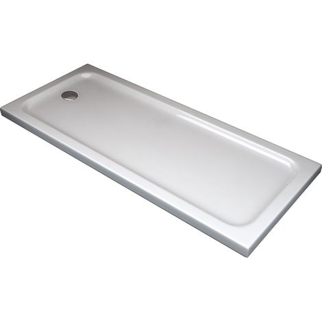 NALA-Duschwanne Rechteckig Vertieft in ABS H 5cm mit Inkludierter Ablaufgarnitur 70x170