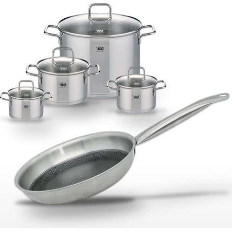 Lot de 4 Faitouts Elo Relief Solution et Poêle 24cm (1/5)