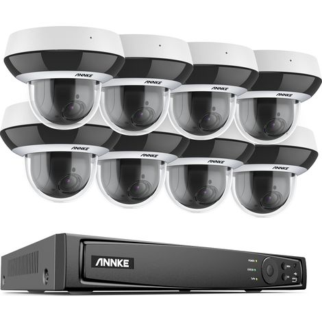 ANNKE 3K 4x Optical Zoom Waterproof Surveillance Kit 8Cameras 4K 8CH IP NVR H.265+ Video Security System (1/5)