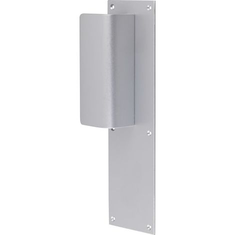 Duval Bilcocq – Poignée de porte coulissante – Gris argent – Pour portes de service et cages d'escaliers – Bec de cane