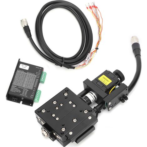 Goniomètre à vis linéaire et à poussée, table coulissante avec moteur SPGX6050‑CLD (1/5)