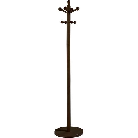 Perchero mod. 410 acabado lacado wengué, 170 cm(alto)35 cm(ancho)35 cm(largo) (1/2)