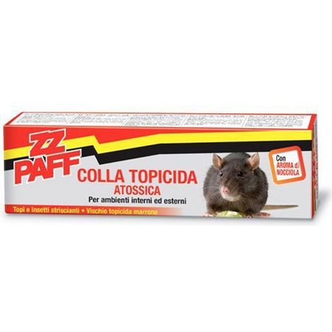 TRADE SHOP - Set 25pz Colla Topicida Per Topi Insetti Striscianti Atossica Interni Esterni 135gr 011728 -