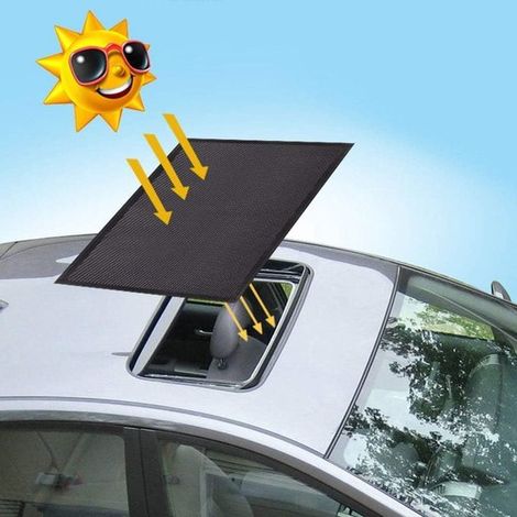 Parasole per tettuccio auto (160x100 cm) – Rete universale, protezione UV e anti-insetti, ventilazione (1/5)