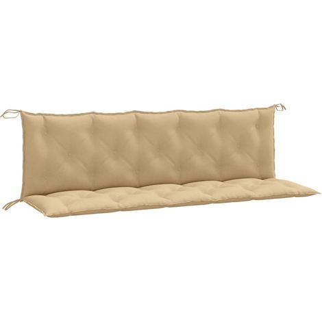 Maison Exclusive - Gartenbank-Auflagen 2 Stk. Melange Beige 180x5